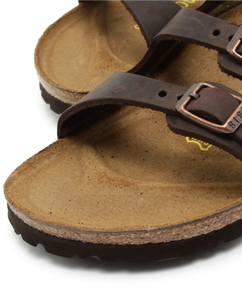 BIRKENSTOCK（ビルケンシュトック）の「【レザーサンダル】FLORIDA/フロリダ ナチュラルレザー　ハバナダークブラウン（WOMEN）（サンダル・レディース・ダークブラウン・39/38/36/37/35）」の5枚目の写真
