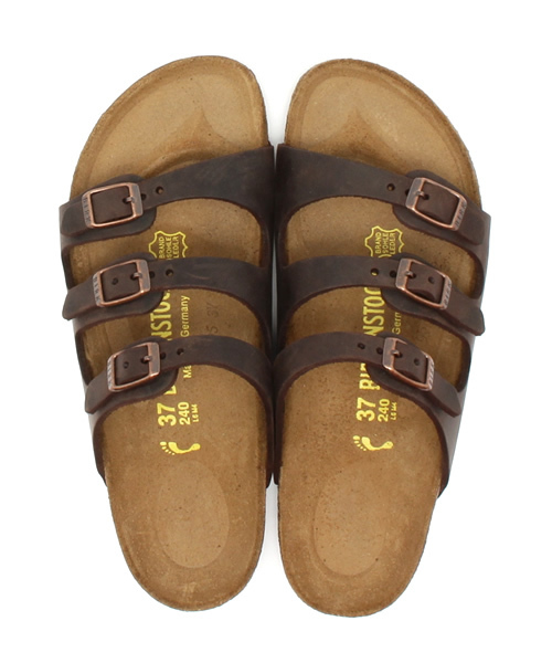 BIRKENSTOCK（ビルケンシュトック）の「【レザーサンダル】FLORIDA/フロリダ ナチュラルレザー　ハバナダークブラウン（WOMEN）（サンダル・レディース・ダークブラウン・39/38/36/37/35）」の8枚目の写真