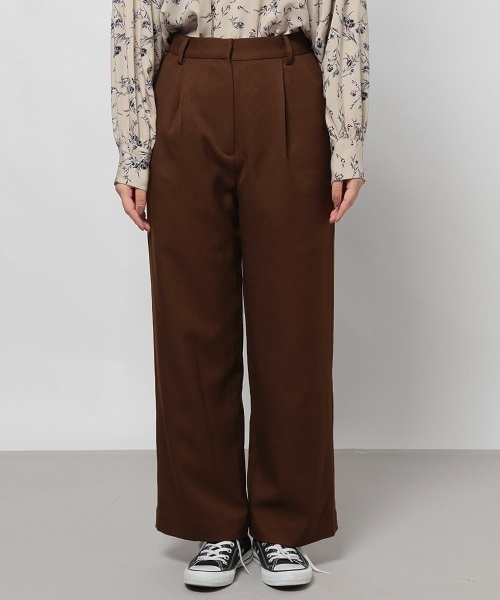 PAGEBOY（ページボーイ）の「セットアップ ウールライクタックパンツ（その他パンツ・レディース・ダークブラウン/グレイッシュベージュ/チャコールグレー/ピンク/ブラック・SMALL/MEDIUM）」の13枚目の写真