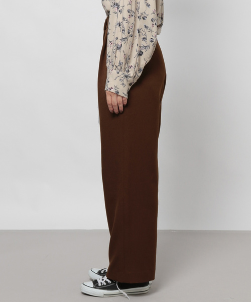 PAGEBOY（ページボーイ）の「セットアップ ウールライクタックパンツ（その他パンツ・レディース・ダークブラウン/グレイッシュベージュ/チャコールグレー/ピンク/ブラック・SMALL/MEDIUM）」の14枚目の写真