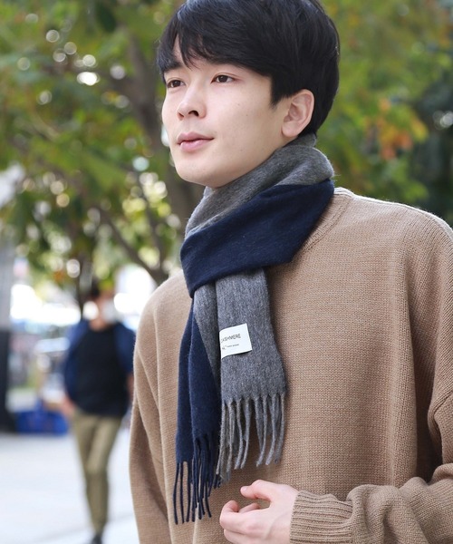 Tk Takeo Tk Takeo Kikuchi ティーケータケオキクチ のファッション カシミヤセパレートマフラー マフラー ショール