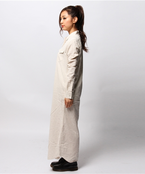 goa（ゴア）の「ﾅﾊﾞﾎ刺繍 ﾛﾝｸﾞｼｬﾂ（シャツワンピース）」 - WEAR