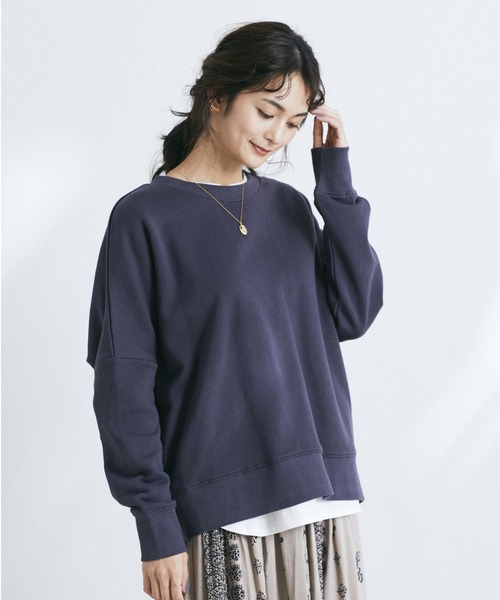 CRAFT STANDARD BOUTIQUE(�N���t�g�X�^���_�[�h�u�e�B�b�N)�́y2020SS�zSWEAT SHIRT/�O�㍷���уN���[�l�b�N�v���I�[�o�[����(�X�E�F�b�g)