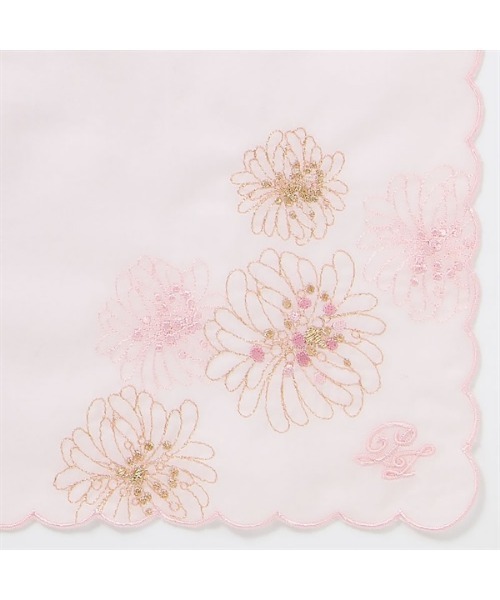 PAUL&JOE（ポールアンドジョー）の「ハンカチ(クリザンテーム/L)/ポール&ジョー（ハンカチ/ハンドタオル・レディース・ブルー/ホワイト/ピンク/ネイビー/アイボリー・FREE）」の11枚目の写真