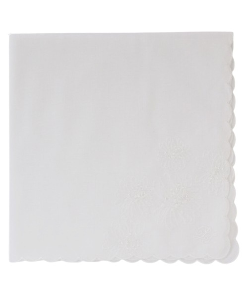 PAUL&JOE（ポールアンドジョー）の「ハンカチ(クリザンテーム/L)/ポール&ジョー（ハンカチ/ハンドタオル・レディース・ブルー/ホワイト/ピンク/ネイビー/アイボリー・FREE）」の12枚目の写真