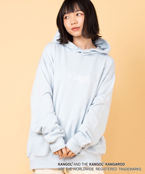 KANGOL(カンゴール)の「∴WEGO/KANGOL別注ビッグシルエットプルパーカー(パーカー・メンズ・ブラック/サックスブルー/ベージュ/ホワイト・MEDIUM/LARGE)」の22枚目の写真