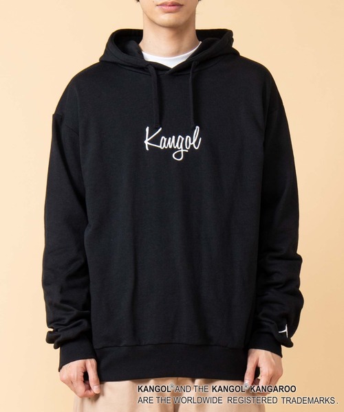 KANGOL(カンゴール)の「∴WEGO/KANGOL別注ビッグシルエットプルパーカー(パーカー・メンズ・ブラック/サックスブルー/ベージュ/ホワイト・MEDIUM/LARGE)」の14枚目の写真
