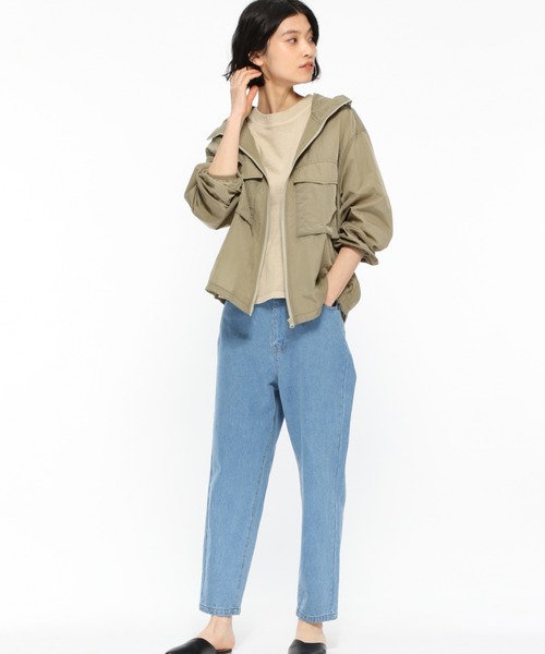 LAKOLE（ラコレ）の「オープンエンドピグメントTシャツ / LAKOLE（Tシャツ/カットソー・レディース・ブラック/ベージュ/ブルー/オフホワイト/ブラウン系その他・MEDIUM/SMALL）」の11枚目の写真