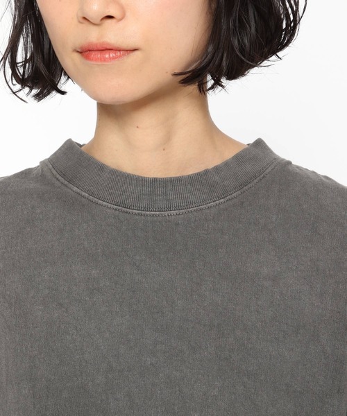 LAKOLE（ラコレ）の「オープンエンドピグメントTシャツ / LAKOLE（Tシャツ/カットソー・レディース・ブラック/ベージュ/ブルー/オフホワイト/ブラウン系その他・MEDIUM/SMALL）」の19枚目の写真