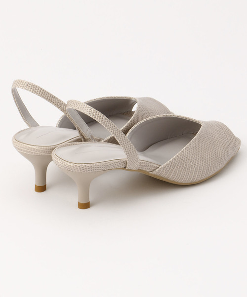 Tiara(ティアラ)の「スクエアトゥーサンダル(サンダル・レディース・キャメル/グレー系その他/ブラウン・23/23.5/24)」の4枚目の写真