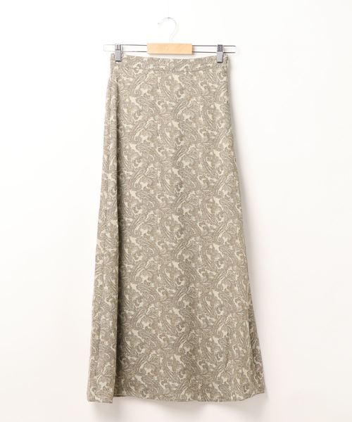 LOWRYS FARM（ローリーズファーム）の「ペイズリースカート　886562（スカート・レディース・ブラウン/イエロー/アイボリー・FREE）」の5枚目の写真