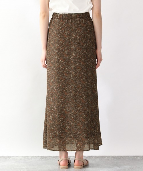 LOWRYS FARM（ローリーズファーム）の「ペイズリースカート　886562（スカート・レディース・ブラウン/イエロー/アイボリー・FREE）」の15枚目の写真