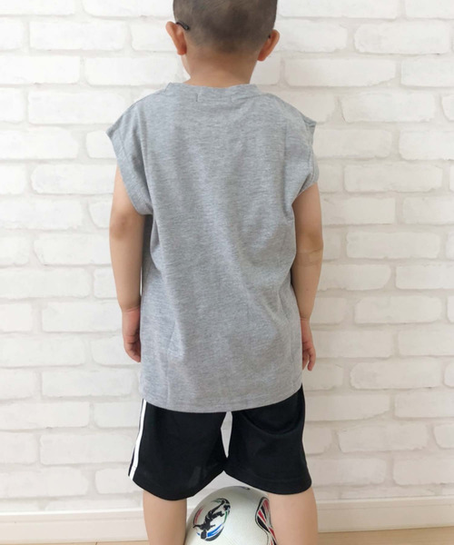 THE CASUAL（カジュアル）の「吸汗速乾2本ラインハーフパンツ キッズ（その他パンツ・キッズ・ブラック系その他/ブラック/イエロー/オレンジ/ネイビー/ブラック系その他2・120cm/130cm/140cm/110cm/150cm/160cm）」の20枚目の写真