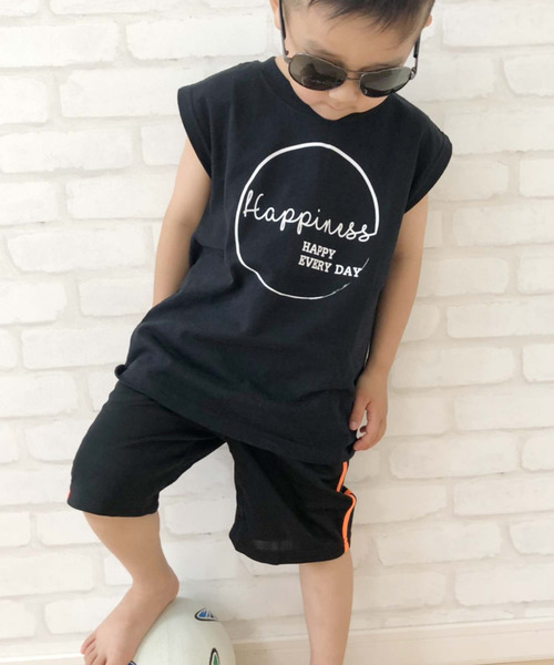 THE CASUAL（カジュアル）の「吸汗速乾2本ラインハーフパンツ キッズ（その他パンツ・キッズ・ブラック系その他/ブラック/イエロー/オレンジ/ネイビー/ブラック系その他2・120cm/130cm/140cm/110cm/150cm/160cm）」の21枚目の写真