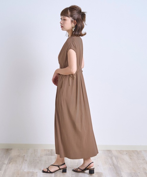 SweetMommy（スウィートマミー）の「授乳/マタニティ カシュクールカットワンピース [選べる2素材]（マタニティウェア/グッズ・レディース・ブラック/ミント/モカ/アイボリー・FREE）」の15枚目の写真