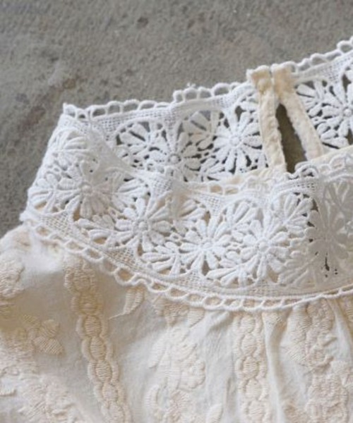 刺繍レース クラシカルAラインブラウス(シャツ/ブラウス)|zootie(ズーティー) 刺繍レース クラシカルAラインブラウス(シャツ/ブラウス)|zootie(ズーティー)