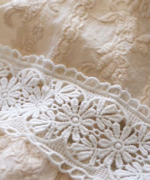 刺繍レース クラシカルAラインブラウス(シャツ/ブラウス)|zootie(ズーティー) 刺繍レース クラシカルAラインブラウス(シャツ/ブラウス)|zootie(ズーティー)