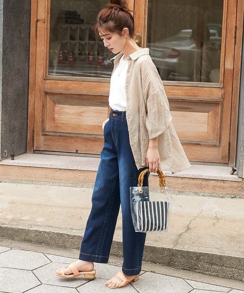 KOBE LETTUCE（コウベレタス）の「ソフトレザー調トングサンダル（サンダル・レディース・ホワイト/ブラック/オレンジ/モカ・LL/S/M/L）」の7枚目の写真