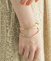 SMELLY | メタルラインワイドバングル(バングル/リストバンド)