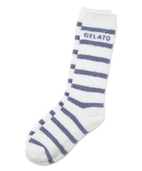 セール スムーズィー ボーダーソックス ソックス 靴下 Gelato Pique ジェラートピケ のファッション通販 Zozotown