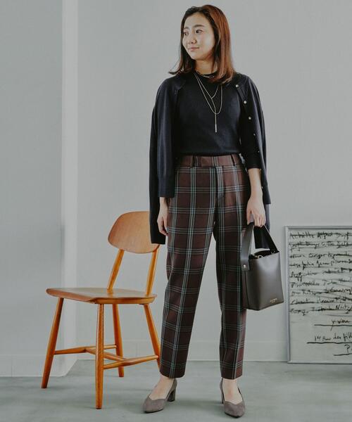 green label relaxing（グリーンレーベルリラクシング）の「[1_OF MINE] ◆FFC スティック パンツ（その他パンツ・レディース・ブラウン/その他2/ブラック/ベージュ/その他1・34/36/38/40/42）」の21枚目の写真