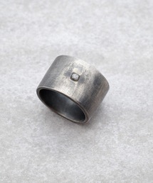GILD(Mh)Rough diamond flat wide ring(O)