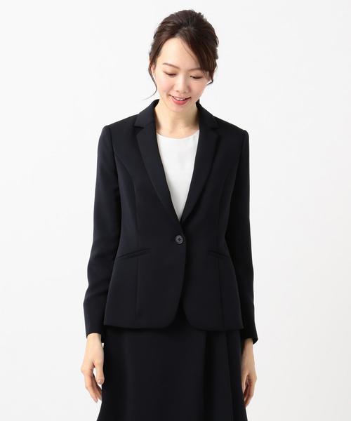 J.PRESS Ladies(J.プレス レディス)の「【ニオイ菌抑制】洗えるヴィーナスダブルクロス テーラードジャケット(テーラードジャケット・レディース・ブラック系/ネイビー系・XS)」の8枚目の写真