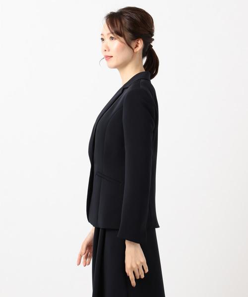 J.PRESS Ladies(J.プレス レディス)の「【ニオイ菌抑制】洗えるヴィーナスダブルクロス テーラードジャケット(テーラードジャケット・レディース・ブラック系/ネイビー系・XS)」の9枚目の写真