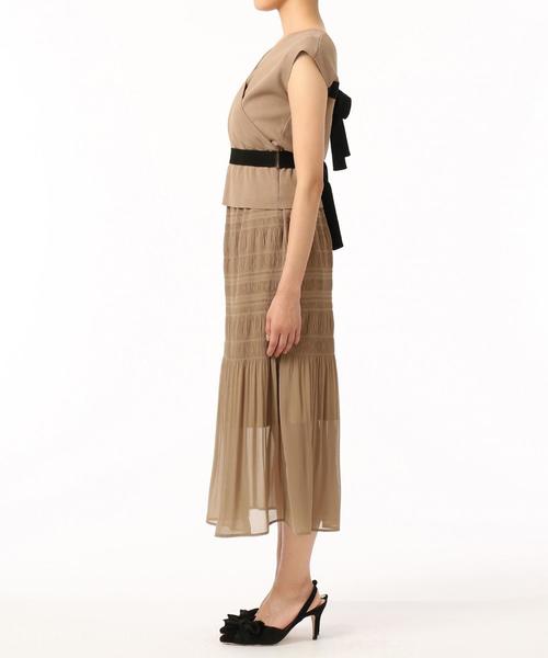 バックリボンニットドレス ワンピース ワンピース セール ワンピース ドレス Diagram ダイアグラム のファッション