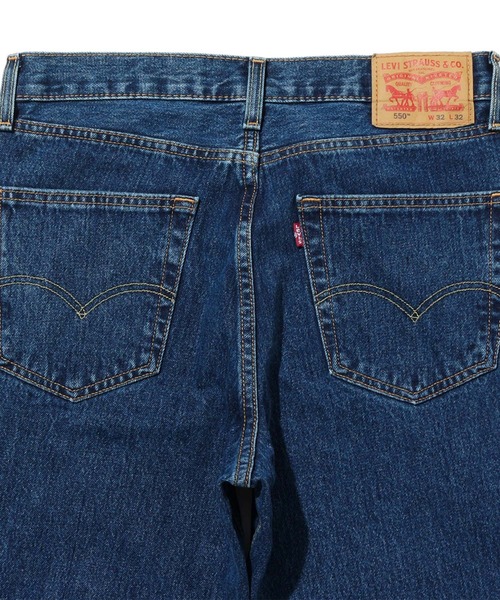 Levi's リーバイス 550 ジーンズ デニムパンツ インディゴ W36 550™ リラックス ジーンズ ダークインディゴ リンス