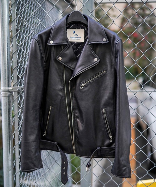 London Denim（ロンドンデニム）の「シープ レザー ダブル ライダース