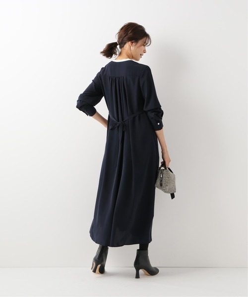 La TOTALITE 配色デシンワンピース La TOTALITE（ラトータリテ）の「配色デシンワンピース【手洗い
