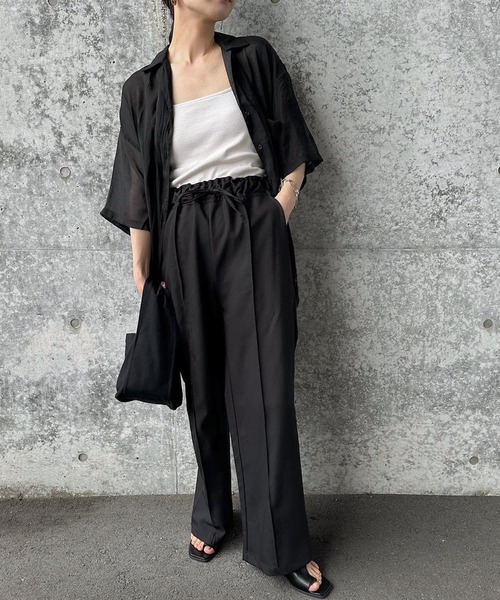 select MOCA（セレクトモカ）の「フェイクレザートングサンダル（サンダル・レディース・ブラック/グリーン/アイボリー/ダークブラウン・SMALL/MEDIUM/LARGE）」の20枚目の写真