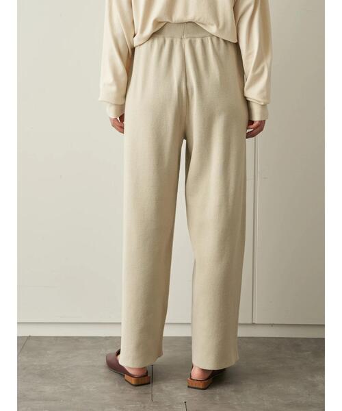 AMERICAN HOLIC（アメリカンホリック）の「総針ニットワイドパンツ（その他パンツ・レディース・ライトベージュ/チャコールグレー・L/M）」の22枚目の写真