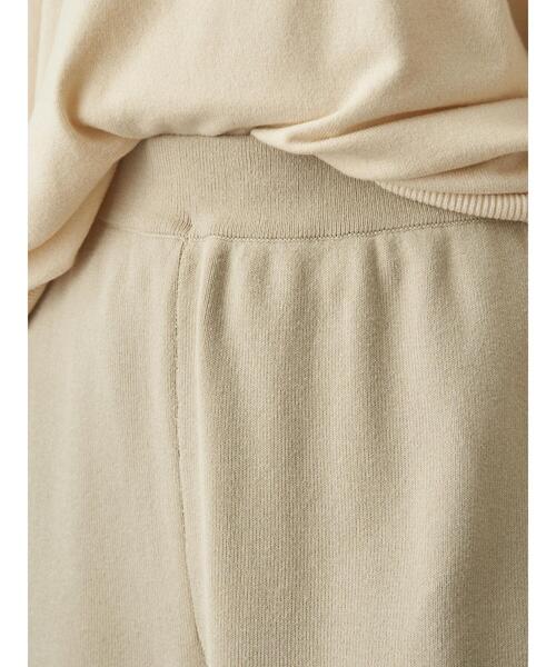 AMERICAN HOLIC（アメリカンホリック）の「総針ニットワイドパンツ（その他パンツ・レディース・ライトベージュ/チャコールグレー・L/M）」の21枚目の写真