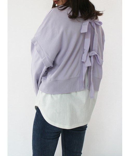 セール Oneway バックリボン裏毛 スウェット One Way ワンウェイ のファッション通販 Zozotown