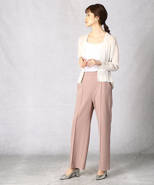 Comme　Ca　Mature（コムサマチュア）の「ドルマンスリーブ カーディガン（カーディガン/ボレロ・レディース・ライトグレー/ネイビー/ブラウン・FREE）」の5枚目の写真