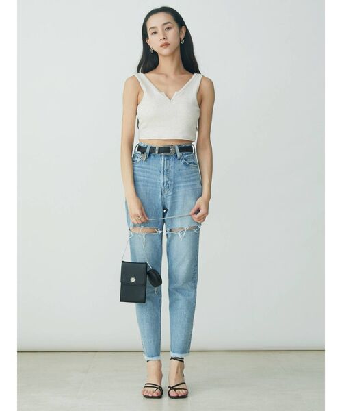 EVRIS（エヴリス）の「SLIM MICRO BAG（ショルダーバッグ・レディース・ゴールド/ブラック・FREE）」の11枚目の写真