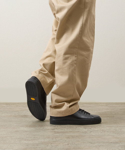 TOSS(トス)の「TOSS トス / Chester チェスター ビブラムソール レザードレススニーカー / TOSS-B1(スニーカー・メンズ・ブラック×ホワイト/ブラック/ホワイト/ナチュラル・9/10/8/7/4/6/5)」の16枚目の写真