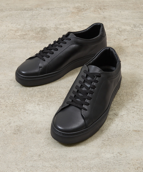 TOSS(トス)の「TOSS トス / Chester チェスター ビブラムソール レザードレススニーカー / TOSS-B1(スニーカー・メンズ・ブラック×ホワイト/ブラック/ホワイト/ナチュラル・9/10/8/7/4/6/5)」の17枚目の写真