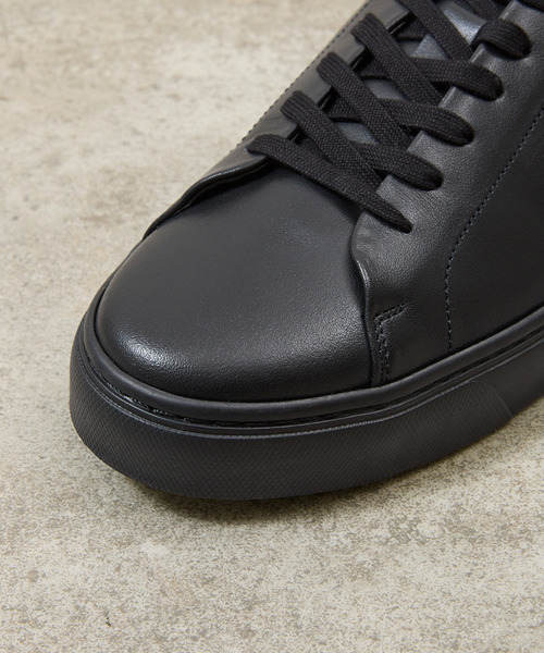TOSS(トス)の「TOSS トス / Chester チェスター ビブラムソール レザードレススニーカー / TOSS-B1(スニーカー・メンズ・ブラック×ホワイト/ブラック/ホワイト/ナチュラル・9/10/8/7/4/6/5)」の19枚目の写真