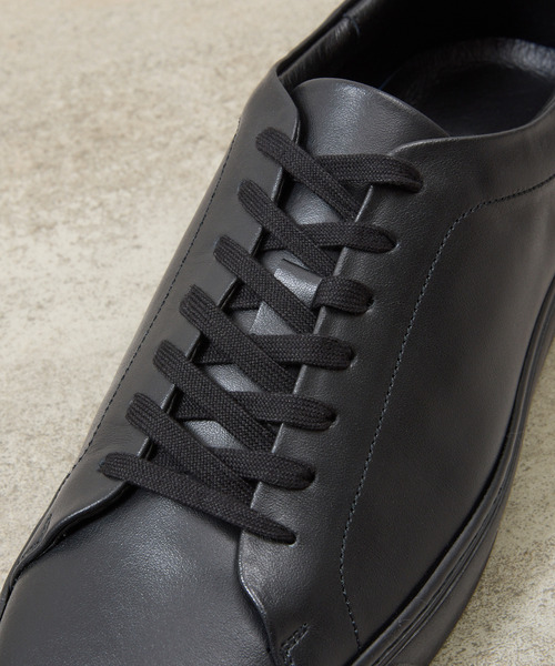 TOSS(トス)の「TOSS トス / Chester チェスター ビブラムソール レザードレススニーカー / TOSS-B1(スニーカー・メンズ・ブラック×ホワイト/ブラック/ホワイト/ナチュラル・9/10/8/7/4/6/5)」の20枚目の写真