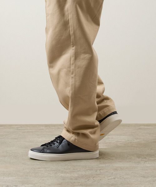 TOSS(トス)の「TOSS トス / Chester チェスター ビブラムソール レザードレススニーカー / TOSS-B1(スニーカー・メンズ・ブラック×ホワイト/ブラック/ホワイト/ナチュラル・9/10/8/7/4/6/5)」の10枚目の写真