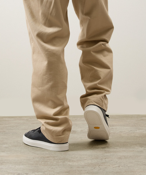 TOSS(トス)の「TOSS トス / Chester チェスター ビブラムソール レザードレススニーカー / TOSS-B1(スニーカー・メンズ・ブラック×ホワイト/ブラック/ホワイト/ナチュラル・9/10/8/7/4/6/5)」の11枚目の写真