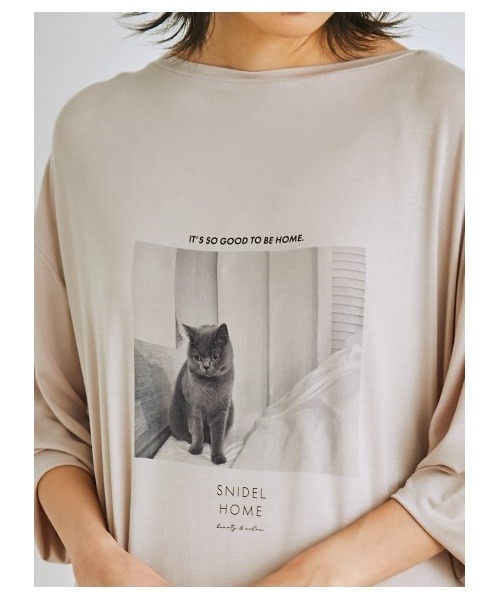 SNIDEL HOME CATスウェットワンピース SNIDEL HOME CATスウェットワンピース