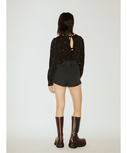 jouetie（ジュエティ）の「フラワー2WAYブラウス（シャツ/ブラウス・レディース・ブラック/グリーン/ベージュ・MEDIUM）」の19枚目の写真