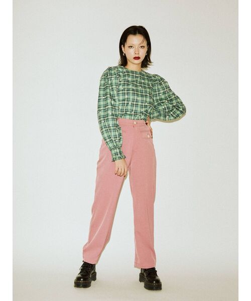 jouetie（ジュエティ）の「フラワー2WAYブラウス（シャツ/ブラウス・レディース・ブラック/グリーン/ベージュ・MEDIUM）」の13枚目の写真