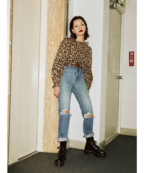 jouetie（ジュエティ）の「フラワー2WAYブラウス（シャツ/ブラウス・レディース・ブラック/グリーン/ベージュ・MEDIUM）」の20枚目の写真