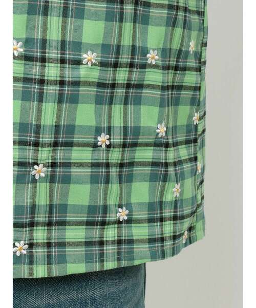 jouetie（ジュエティ）の「フラワー2WAYブラウス（シャツ/ブラウス・レディース・ブラック/グリーン/ベージュ・MEDIUM）」の18枚目の写真