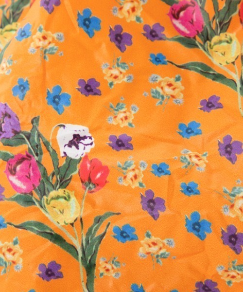 Casselini（キャセリーニ）の「プリントフリルエコバッグ（エコバッグ/サブバッグ・レディース・アイボリー/ブラウン/ブルー系/オレンジ・FREE）」の14枚目の写真